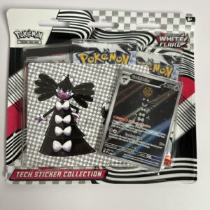Pokemon Scarlet Violet White Flare Tech Sticker Collection 3 Pack Blister
