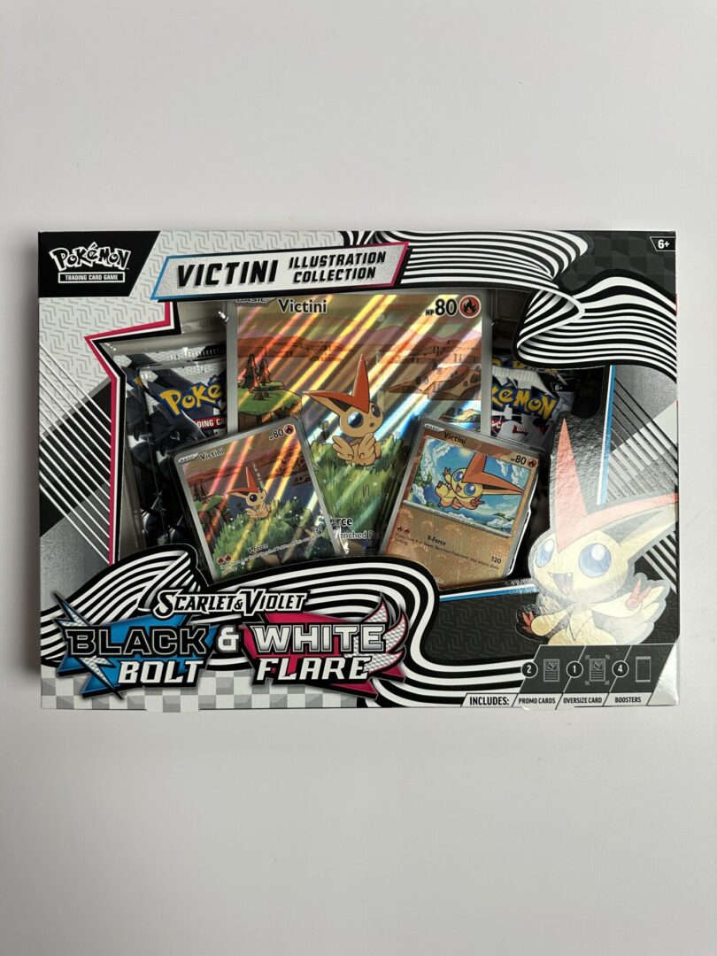 Pokémon Unova Victini Illustration Collection SV Black Bolt & White Flare Box
