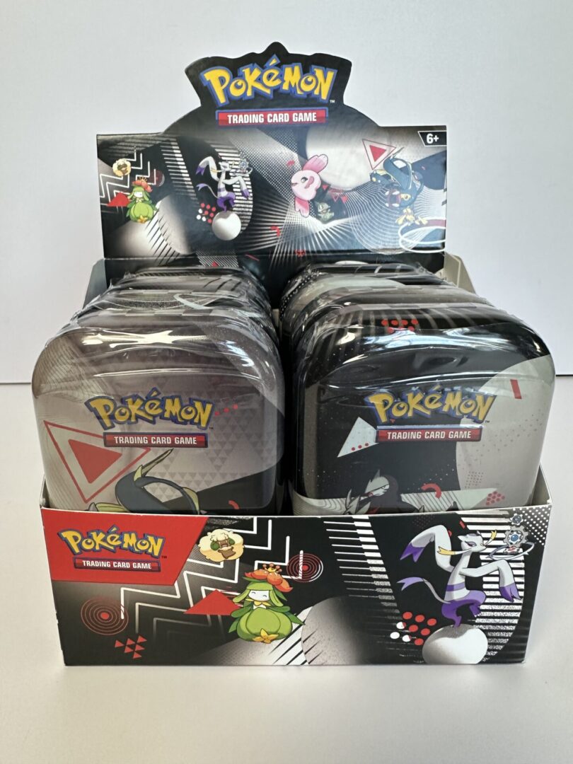 Pokémon TCG: Scarlet & Violet Unova Mini Tin Display